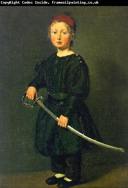 Christian Albrecht Jensen Portrait of a Boy : One of the Artist's Sons